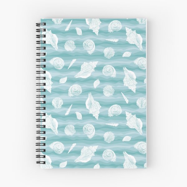 Item preview, Seashells on a wavy background designed and sold by ProfiTrollka.