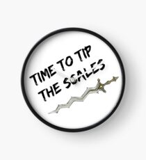 Time to tip the scales! (strong) Clock