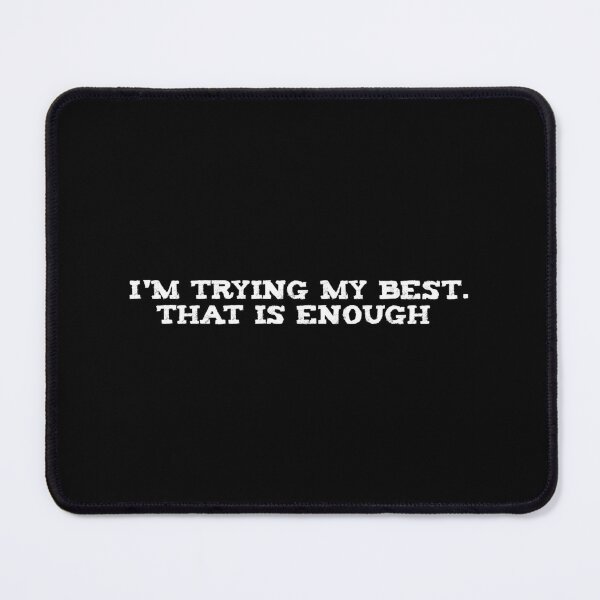 Your Best Is Enough Brain Sticker / Magnet