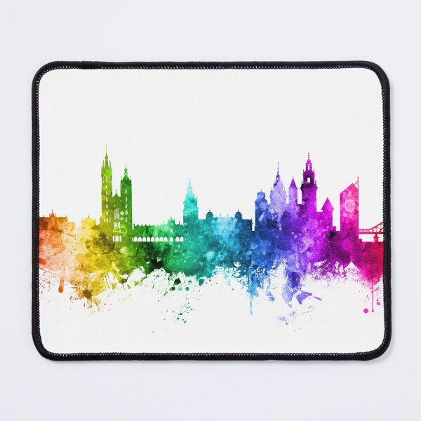 Item preview, Krakow Poland Skyline designed and sold by ArtPrints.