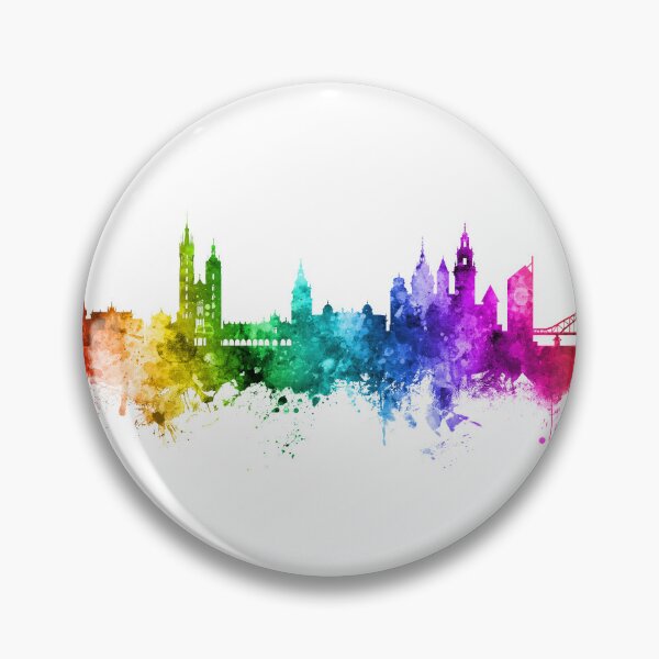 Item preview, Krakow Poland Skyline designed and sold by ArtPrints.