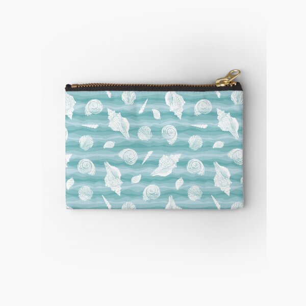 Item preview, Seashells on a wavy background designed and sold by ProfiTrollka.