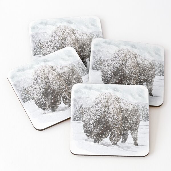 Item preview, Yellowstone Winter Bison designed and sold by atomicblizzard.