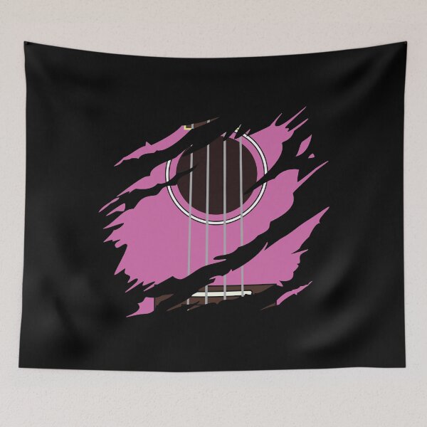 Item preview, Ripped Ukulele Pink Color designed and sold by nightsworthy.