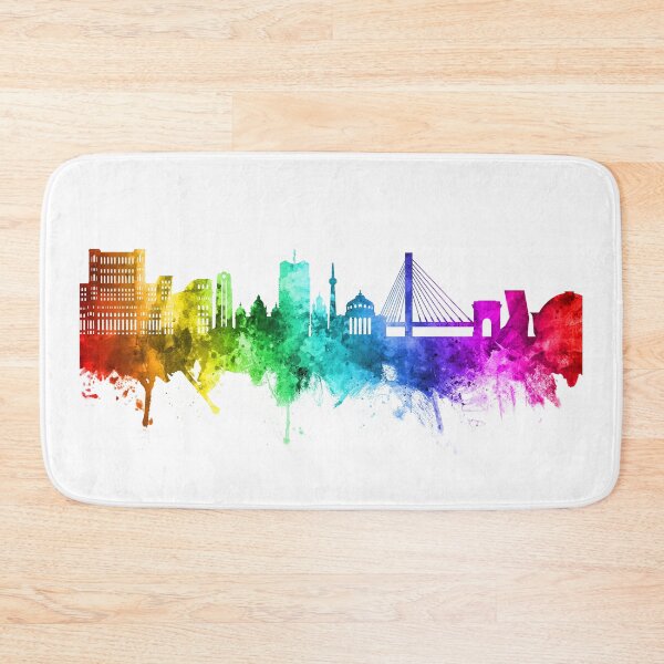 Item preview, Bucharest Romania Skyline designed and sold by ArtPrints.