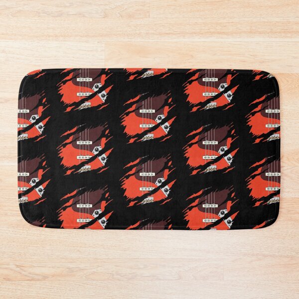 Item preview, Ripped Bass Guitar J-Style Red Color designed and sold by nightsworthy.