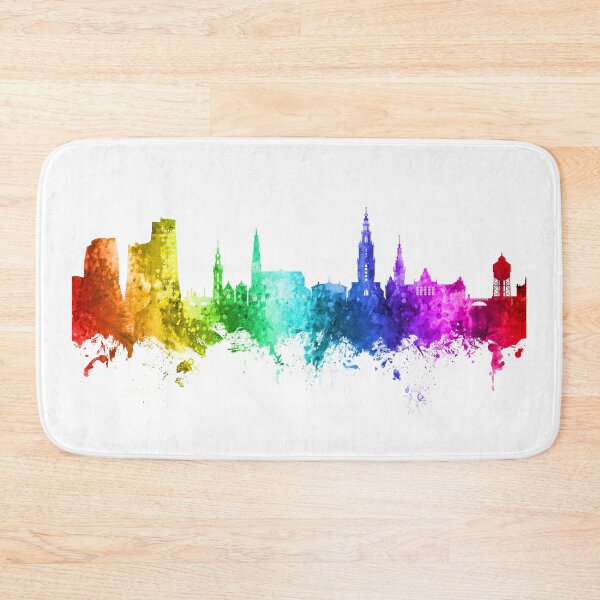 Item preview, Groningen The Netherlands Skyline designed and sold by ArtPrints.