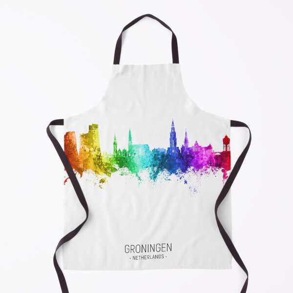 Item preview, Groningen The Netherlands Skyline designed and sold by ArtPrints.