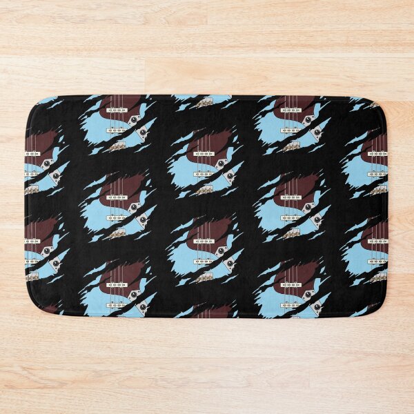 Item preview, Ripped Bass Guitar J-Style Blue Color designed and sold by nightsworthy.