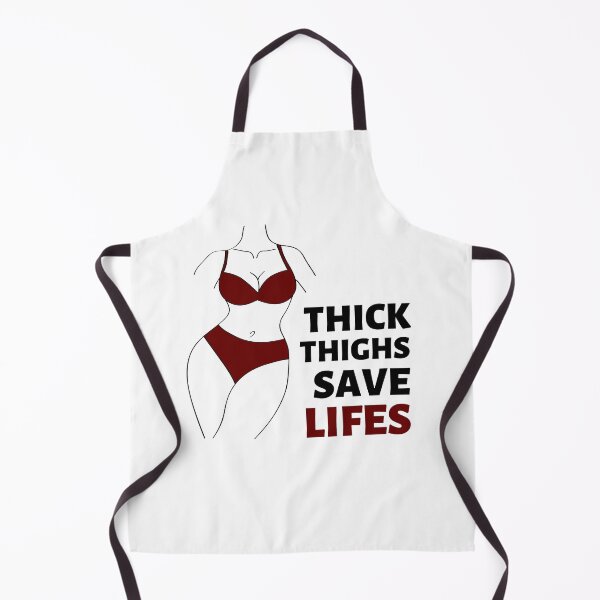Item preview, Thick thighs save lifes - Funny curvy woman designed and sold by pixxart.