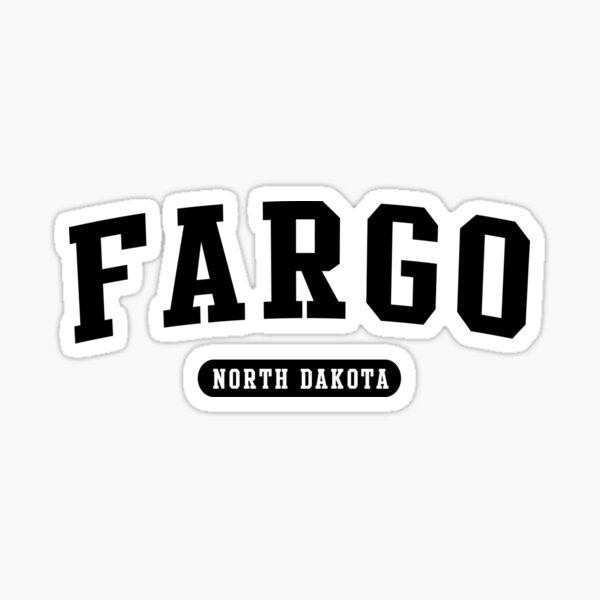 Item preview, Fargo, ND designed and sold by Novel Gifts.