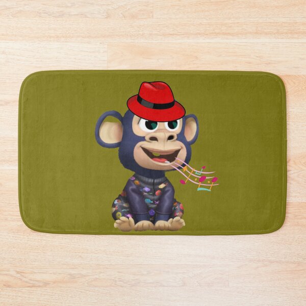 Item preview, Singing NFT Monkey Baby Wearing A Fedora Hat designed and sold by SolSel ⭐⭐⭐⭐⭐.
