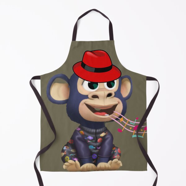 Item preview, Singing NFT Monkey Baby Wearing A Fedora Hat designed and sold by SolSel ⭐⭐⭐⭐⭐.