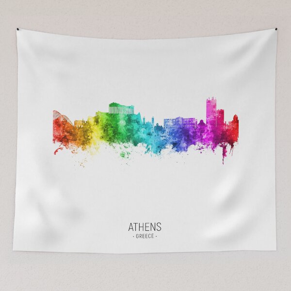 Item preview, Athens Greece Skyline designed and sold by ArtPrints.