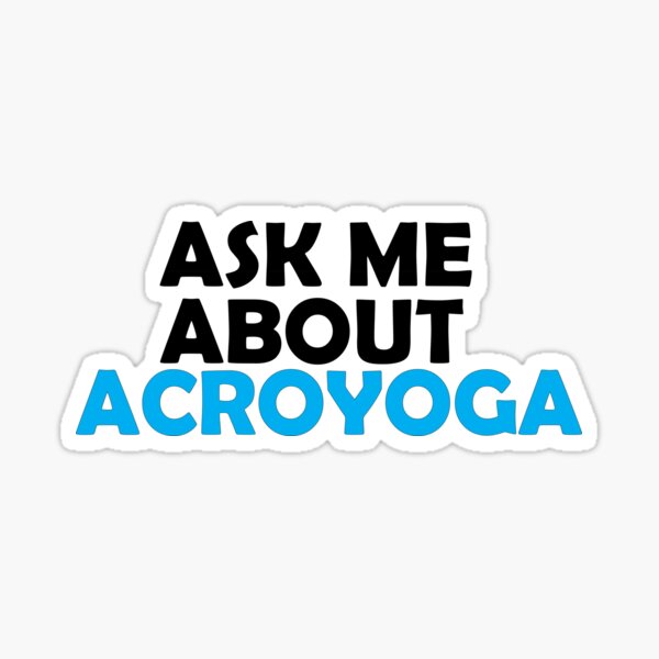 Yoga funny quote' Sticker