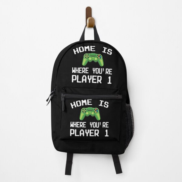 Item preview, Home Is Where You're Player 1 Gamer Gaming Couple Family designed and sold by ZiesMerch.