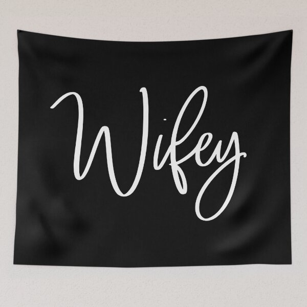 Item preview, Wifey - handwritten designed and sold by heyluckyseven.