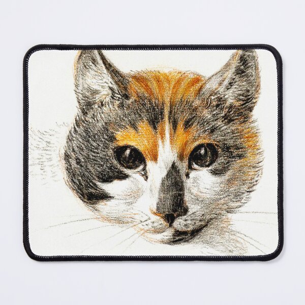 Item preview, Head Of A Calico Cat With Open Eyes designed and sold by TheArtShop0528.
