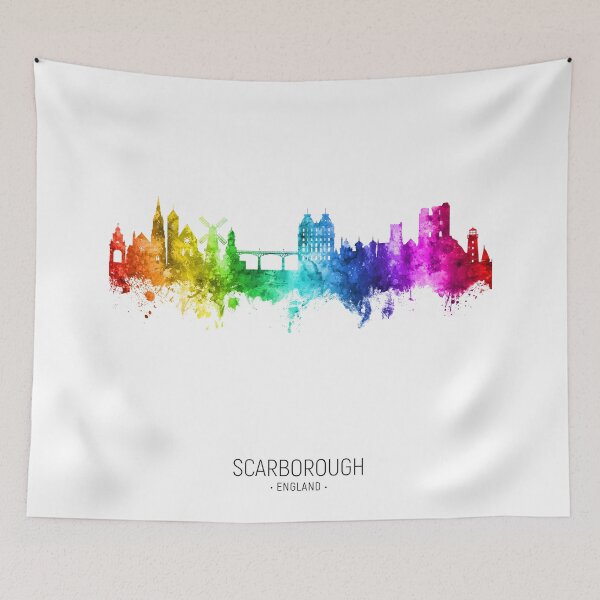 Item preview, Scarborough England Skyline designed and sold by ArtPrints.