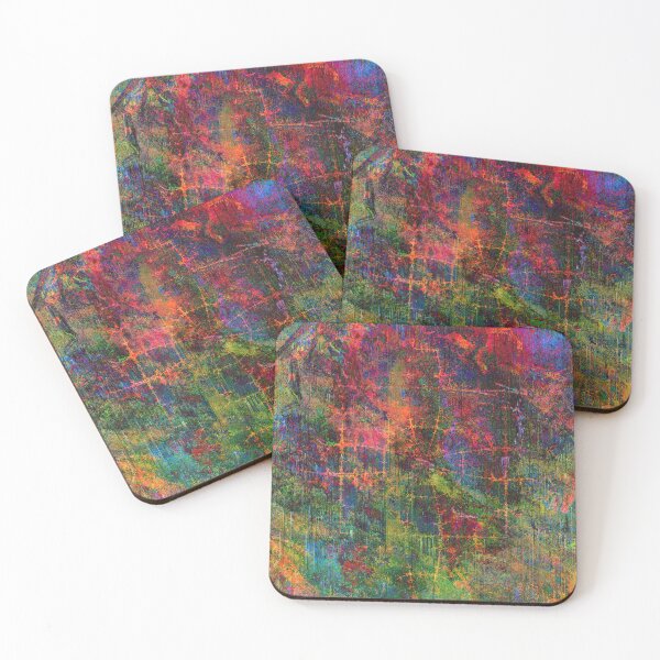 Item preview, Rainbow cross fractal colorful abstract texture  designed and sold by stuukstly.