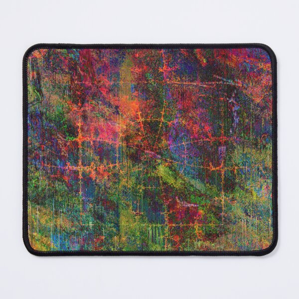 Item preview, Rainbow cross fractal colorful abstract texture designed and sold by stuukstly.