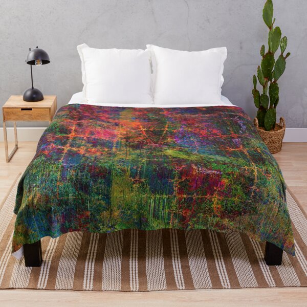 Item preview, Rainbow cross fractal colorful abstract texture  designed and sold by stuukstly.