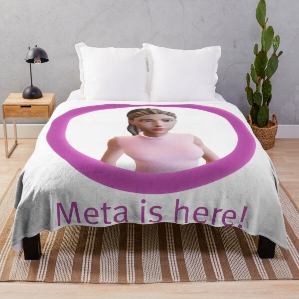 Item preview, Meta is Here Woman designed and sold by MarcosSolisC.