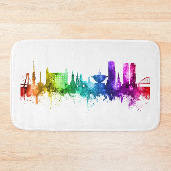 Item preview, Bratislava Slovakia Skyline designed and sold by ArtPrints.