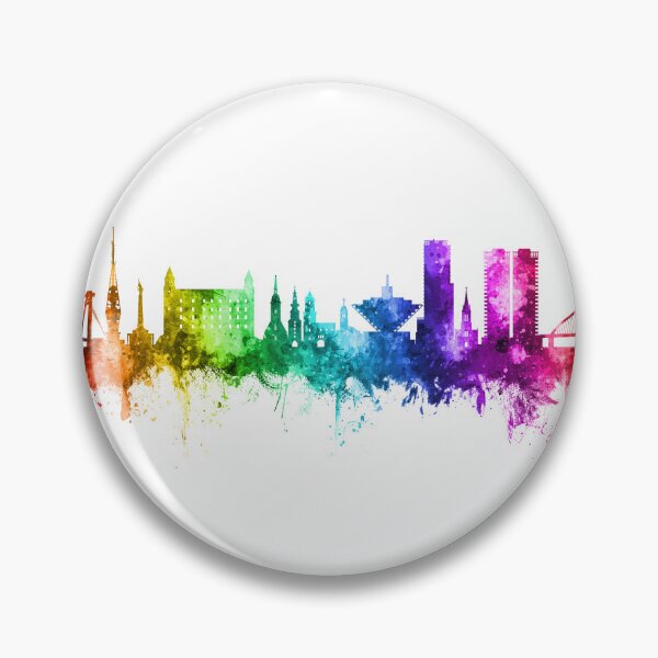Item preview, Bratislava Slovakia Skyline designed and sold by ArtPrints.