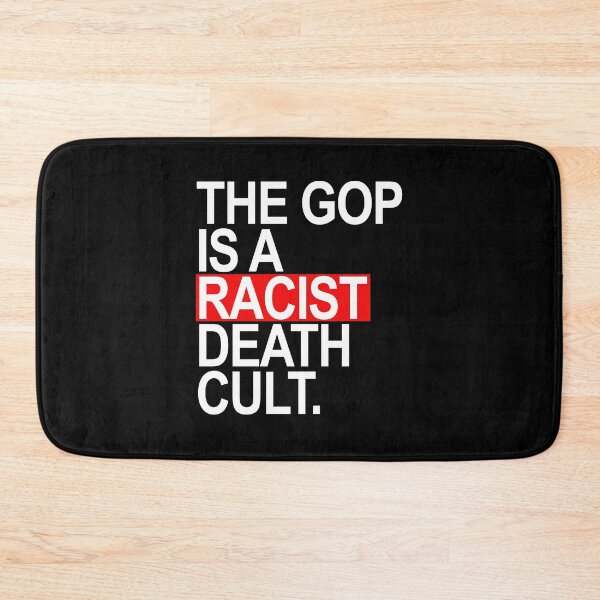 Item preview, Copy of The GOP is a racist death cult - subtle gray designed and sold by Thelittlelord.