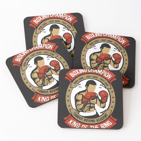 Item preview, boxing champoion work hard fight hard king of the ring designed and sold by emadeldeenhamdy.