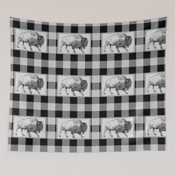Item preview, Buffalo Plaid and Bison Imprint designed and sold by atomicblizzard.