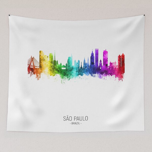 Item preview, São Paulo Skyline Brazil designed and sold by ArtPrints.