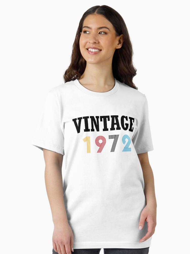50th Birthday Shirt, Vintage T Shirt, Vintage 1972 Shirt, 50th Birthday  Gift For Women, 50th Birthday Shirt Men, Retro Shirt, Vintage Shirts  Essential