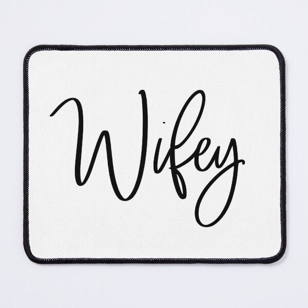 Item preview, Wifey - handwritten designed and sold by heyluckyseven.