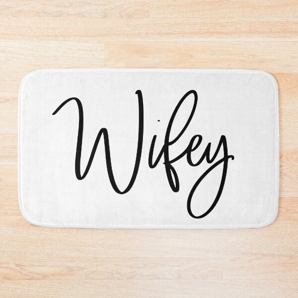 Item preview, Wifey - handwritten designed and sold by heyluckyseven.