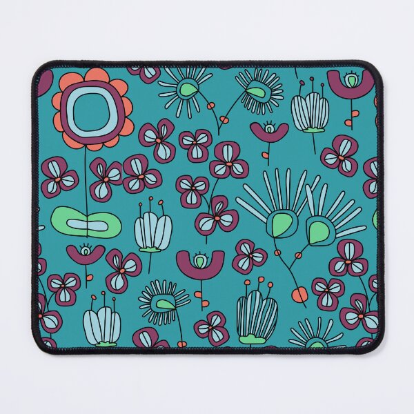 Item preview, Green Vintage Wildflowers Pattern designed and sold by Hic21.