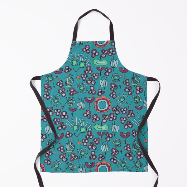 Item preview, Green Vintage Wildflowers Pattern designed and sold by Hic21.