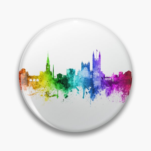 Item preview, Bath England Skyline Cityscape designed and sold by ArtPrints.