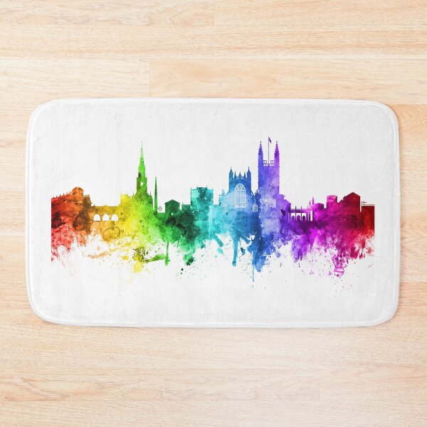 Item preview, Bath England Skyline Cityscape designed and sold by ArtPrints.