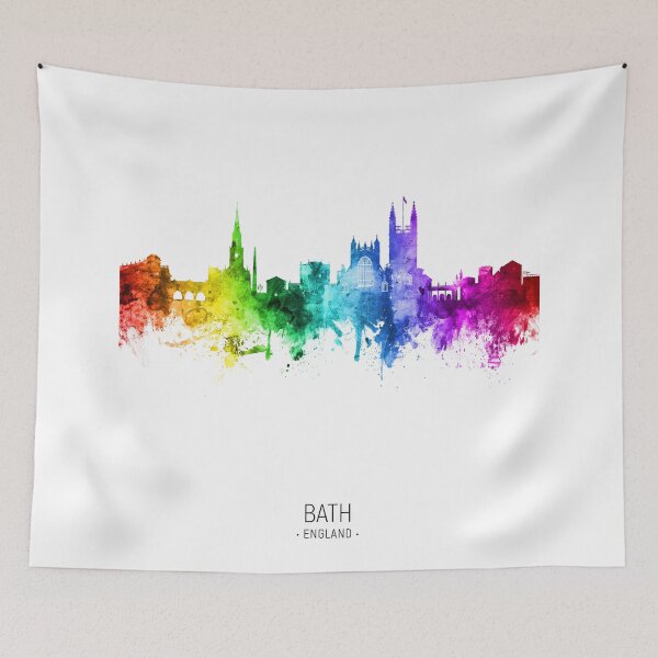 Item preview, Bath England Skyline Cityscape designed and sold by ArtPrints.