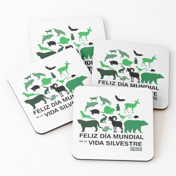 Item preview, Dia Mundial de la Vida Silvestre designed and sold by Procyonidae Creative.