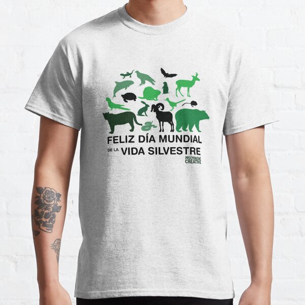 Vista previa del artículo con la obra «Día Mundial de la Vida Silvestre», diseñado y vendido por Procyonidae Creative.