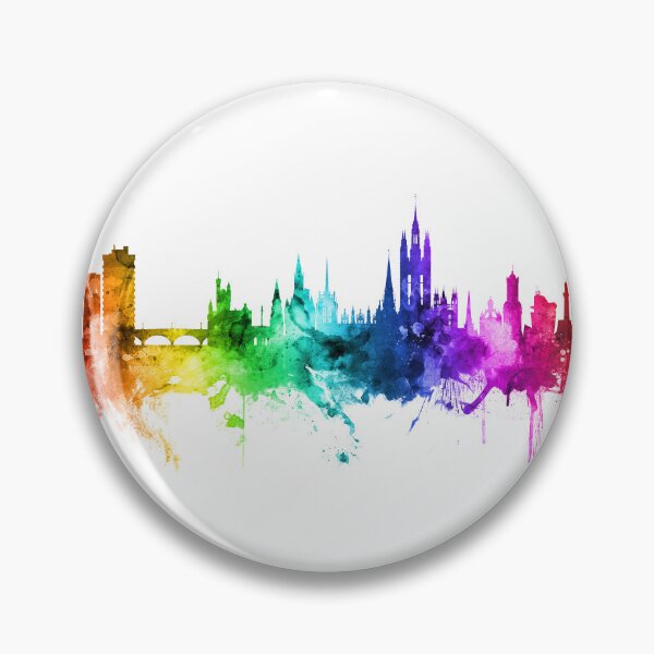 Item preview, Aberdeen Scotland Skyline designed and sold by ArtPrints.