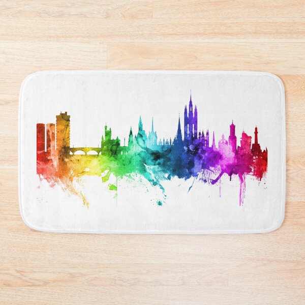 Item preview, Aberdeen Scotland Skyline designed and sold by ArtPrints.