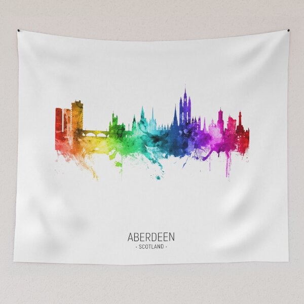 Artikelvorschau, Aberdeen Scotland Skyline entworfen und verkauft von ArtPrints.