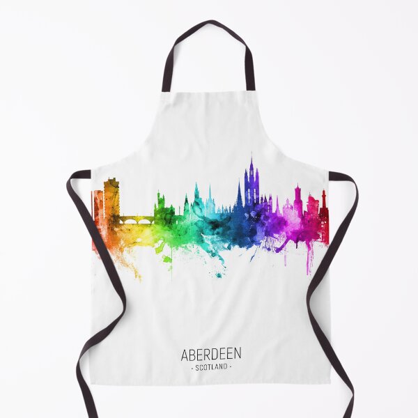 Item preview, Aberdeen Scotland Skyline designed and sold by ArtPrints.