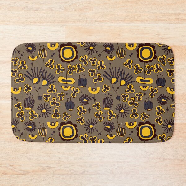Item preview, Brown Wildflower Pattern designed and sold by Hic21.