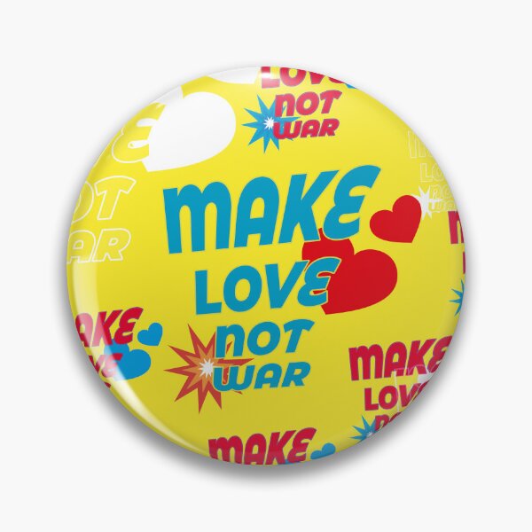 Item preview, Make love not war, quote for peace designed and sold by Mauswohn.