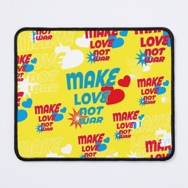 Item preview, Make love not war, quote for peace designed and sold by Mauswohn.